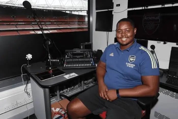 Meet Peter Mujuzi; the Ugandan official DJ and announcer at Arsenal's Emirates Stadium