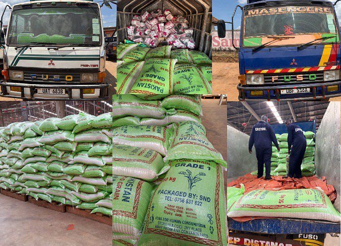 BUSTED! URA CBUSTED! URA Customs Smashes Major Rice Smuggling Syndicate at Uganda Bordersustoms Spies Crush Massive Rice Smuggling Racket at Uganda Borders