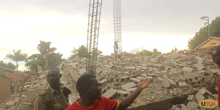 Kisasi Building Under Construction Collapses Injuries Several Workers