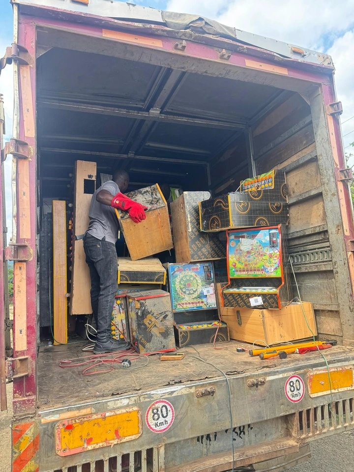 National Gaming Board destroys over 8,000 illegal gaming machines in countrywide operation