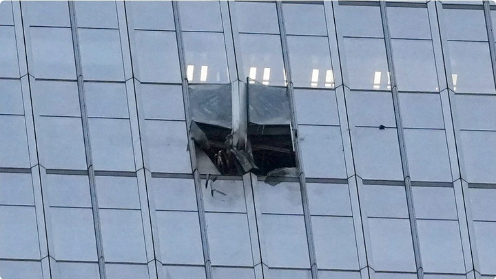 Plane crashes into 1,700ft skyscraper in Beijing before plummeting to ground sparking evacuation
