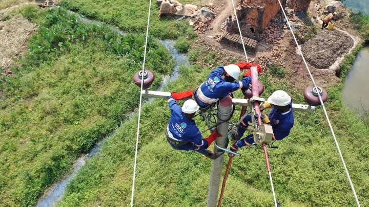 UEDCL Installs Bird Guards on Waligo Power Line to Reduce Outages