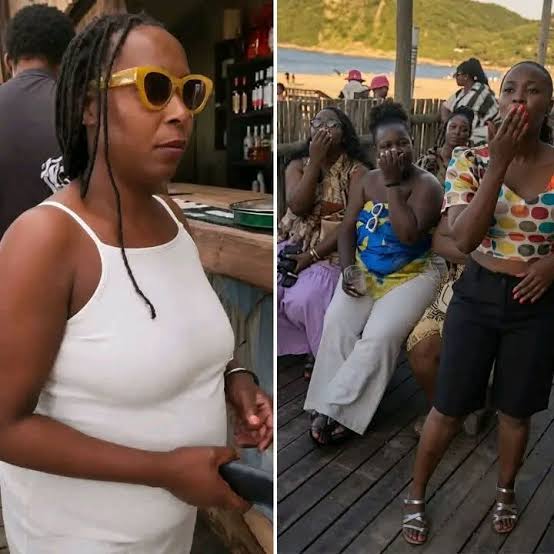 Moment South African tourists were chased out of restaurant in Mozambique 