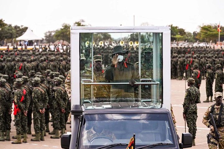 Museveni passes out 11,947 UPDF recruits, hails CDF for improved soldiers welfare