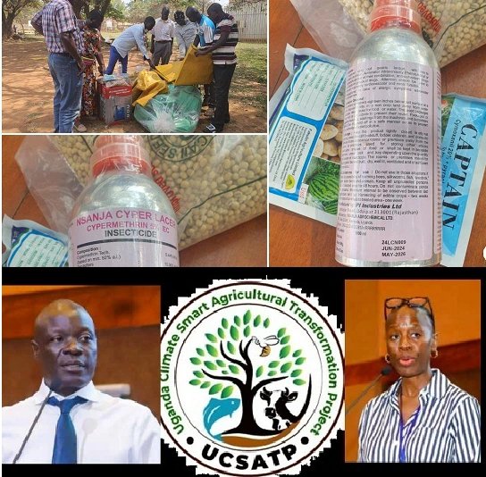 SHS1.3TRN UCSATP SHAME! Expired Farm Inputs Rejected in Nebbi as MAAIF Project Faces Quality Questions