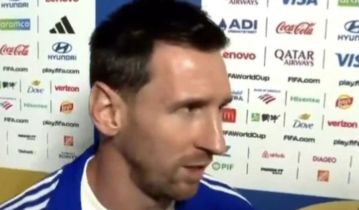 England star issues five-word message straight to Lionel Messi's face after loss