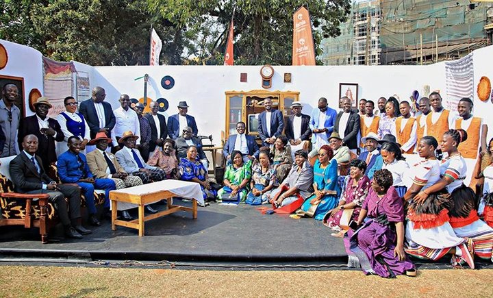 Katikkiro Mayiga Urges NUP MP Nkerettanyi, Kabaka’s Ministers to Take Off Their Ties and Relax at Atakulaaba Akunyooma Kadongo Kamu Show as UCC Boss Thembo Steps in for Elderly Mus
