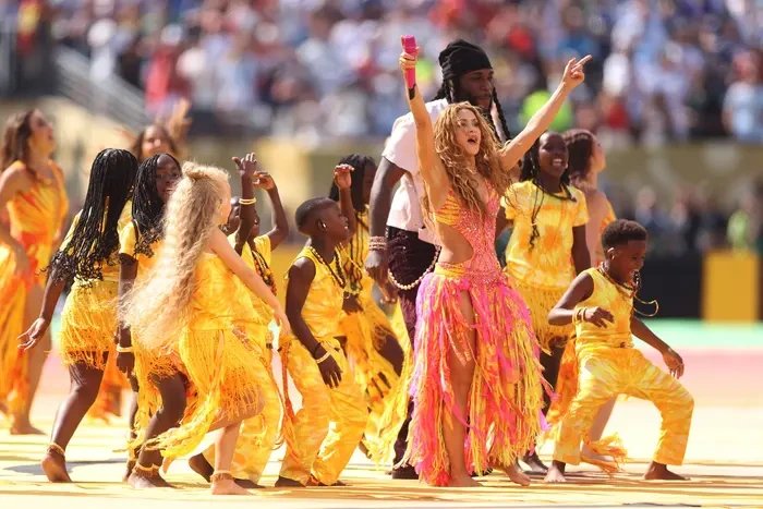 Watch: Uganda's Ghetto Kids light up first-ever World Cup halftime show with Shakira, Burna Boy