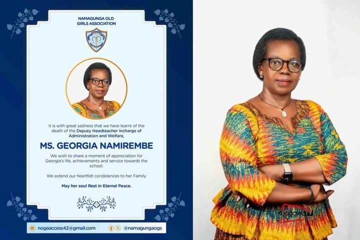 Mt. St. Mary’s College Namagunga Mourns Deputy Headteacher Georgia Namirembe