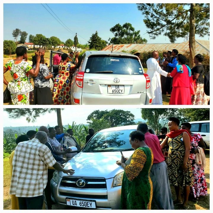 Kyabugashe Christians Gift Archdeacon New Vehicle After Accident