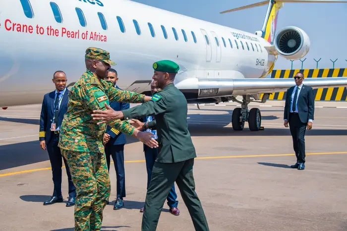 Gen Kainerugaba arrives in Rwanda for bilateral talks