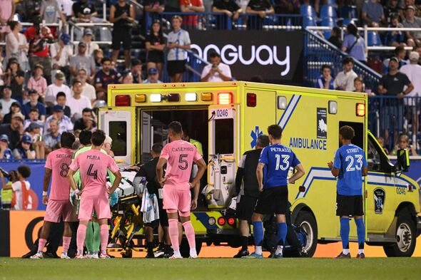 Casemiro Inter Miami debut spoiled by horror injury as ambulance rushes on to pitch