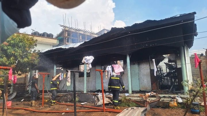 Fire Guts Girls’ Dormitory at Midland School, Property Worth Millions Destroyed