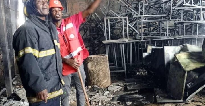 Property Worth Millions Destroyed as Fire Guts Lagatos Bar in Kiwatule