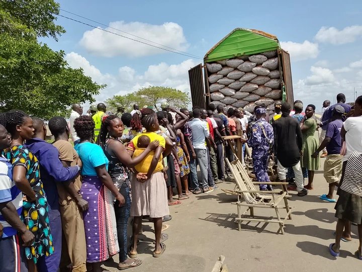 UPDF distributes seized charcoal to communities in Nwoya