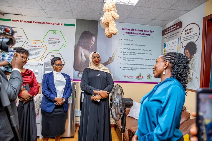 KCCA Opens Breastfeeding Room at City Hall to Support Working Mothers
