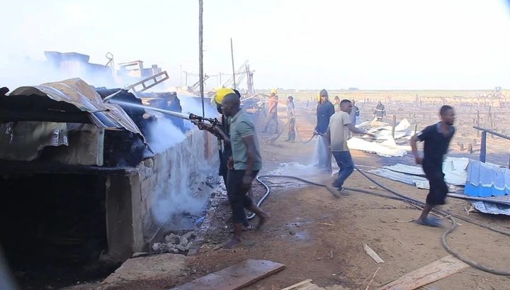 Fire Destroys Property Worth Millions at Plywood Factory in Kalungu