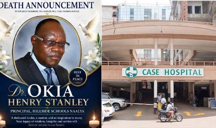 CASE HOSPITAL SURGERY GONE WRONG! Fresh Details Emerge on Sudden, Mysterious Death of Hillside Schools Naalya Boss Dr Okia Ahead of Planned South Africa Trip as Family Seeks Answer