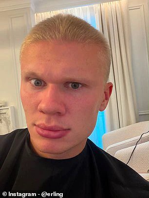 New season, new hairstyle for Haaland! Man City star Erling chops off iconic long hair and shows off new look ahead of Premier League campaign