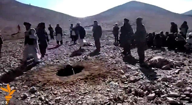Video exposed Taliban stoning a woman to death for adultery